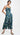 JOA Women's Sleeveless Cowl Neck Wide Leg Casual Jumpsuit, Navy Tropical, L J.O.A.