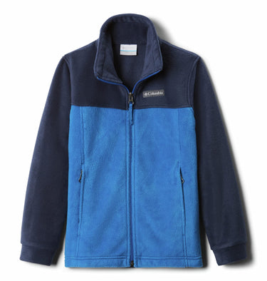Columbia Youth Boys Steens Mt II Fleece, Bright Indigo/Collegiate Navy, Large Columbia