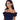 XSCAPE, Women's, Long Crepe Over-the-Shoulder Ruffle Gown, Navy, 12 Xscape