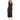 Tribal Knot Front Detail Dress Black MD Tribal