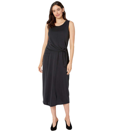 Tribal Knot Front Detail Dress Black MD Tribal