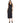 Tribal Knot Front Detail Dress Black MD Tribal