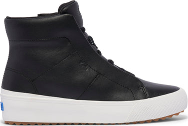 Keds Women's Remi Mid Bootie, Black Leather, Size 9.5 Medium