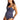 PEZ D'OR Matermity Capri Polka Dot Print One Piece Navy (L) PEZ D'OR