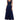 Xscape Womens Petites Padded Bust Evening Dress Navy 6P Xscape