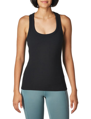Alo Yoga Women's Rib Support Tank, Black, Size M Alo