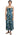 JOA Women's Sleeveless Cowl Neck Wide Leg Casual Jumpsuit, Navy Tropical, L J.O.A.