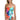 La Blanca Womens Rouched Mio One Piece Swimsuit, Multi Electric Shore Size 6 La Blanca
