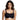 Dominique Zoe Pro Max Support Sports Bra, Convertible Racerback Black 40F