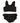 Nununu Ruffled Star Bikini (Black) Girl's Swimwear Sets 6-7