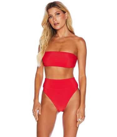 Beach Riot Women's Kelsey Top, Red, XL Beach Riot