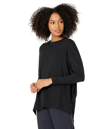Hard Tail Long Sleeve Slouchy woman Tee Black size XS Hard Tail
