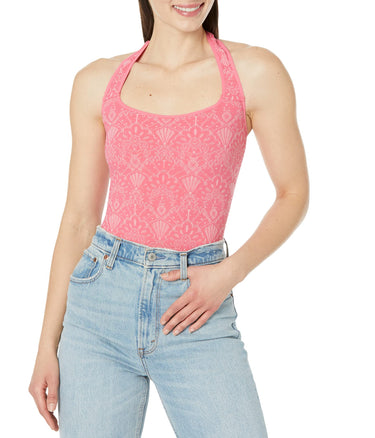 Free People with Love Bodysuit Black M-L (US Women's 8-12) Free People