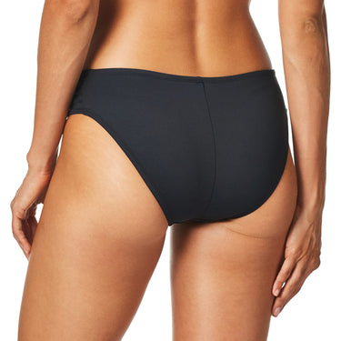 La Blanca Womens Side Shirred Hipster Swimsuit Bikini Bottoms, Black Size 12 La Blanca