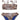 Hobie Girls' Ruffle Straight Bandeau Bikini Top & Ruffle Hipster Bottom 16 Hobie