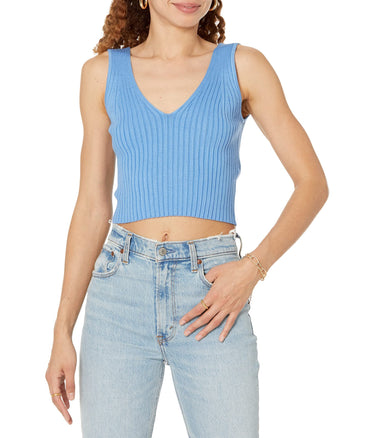 Madewell Kirsten V-Neck Slim Tank Oasis Blue 2XL (Women's 18) Madewell