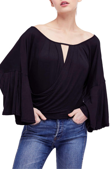 Free People Last Time Top Black XS (Women's 0-2) Free People
