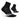 Feetures Elite Light Cushion Quarter Sock, New Black, L, 1 Pair