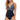 Profile by Gottex Soiree V Neck One Piece Black/White size 8 Profile by Gottex