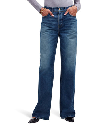 Madewell, Women's, Low-Slung Baggy Jeans Moffat Wash, Moffatt Wash, Size: 28X31 Madewell