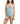 BCBGeneration Women's One Piece Swimsuit with Adjustable Straps, Mint, Small BCBGeneration