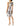 Sam Edelman Women's Sleeveless Floral Stripe Scuba Dress, Ivory Multi, 4 Sam Edelman