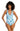 La Blanca Women's Multi Strap Cross Back One Piece Swimsuit, Emerald Sun Size 10 La Blanca