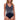 Gottex Women's Standard V Neck Surplice One Piece, Embrace Black, 10 Gottex
