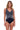 Gottex Women's Standard V Neck Surplice One Piece, Embrace Black, 10 Gottex