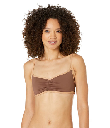 NWOT Charlie Holiday Billie Sweetheart Top Chocolate XS Charlie Holiday