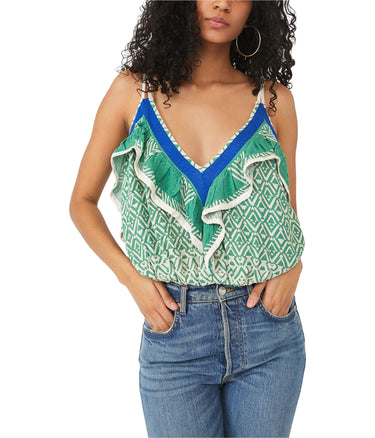 Free People Anika Tank Jade Combo SM (Women's 4-6) Free People
