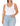 Yummie womens Tank Shapewear Top, White, 1X-2X US