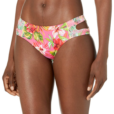 Hobie Women’s Junior Cut Out Hipster Bikini Swimsuit Bottom Swimwear, Size XS Hobie