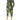 Sam Edelman Women's Long Sleeve Tropical Patterned Wrap Dress, Green Multi, 6 Sam Edelman