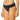 BCBG MAXAZRIA Women's Standard Rouched Soft Band Hipster Bikini Bottom, Black, 4 BCBGMAXAZRIA