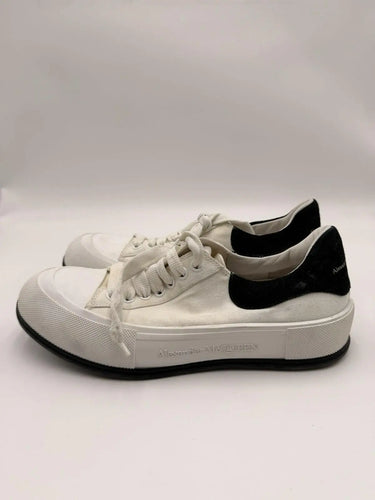 Alexander McQueen Deck Plimsoll white / black Low Top sneakers Size 43 Alexander McQueen