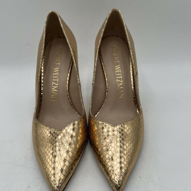 Women’s Stuart Weitzman snake-embossed stiletto pump Size 7 Stuart Weitzman
