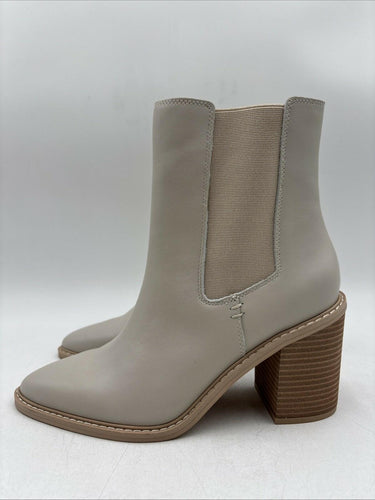 Crown Vintage Women’s Pimmy Bootie Taupe Leather Size 9.5 M