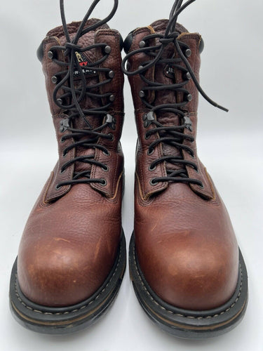 Rocky Ironclad 8” RWP waterproof work boots Brown Leather Size 13W
