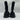 Alexander McQueen Men's Graffiti Ribbed Knit Tread Slick Boots Size 42 Alexander McQueen