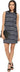 Kensie Women's Digital Lines Dress, Midnight Sapphire Combo, Small kensie