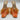 Nalebe Dimante Mule in orange PVC with a crystal-embellished bow Size 39.5 Nalebe