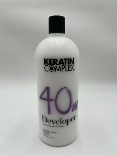 Keratin Complex 40 Volume 12% Keratin Enhanced Cream Developer 32oz 946ml Keratin Complex