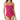 Anne Cole Twist Front Strapless One-Piece Berry 6 Anne Cole