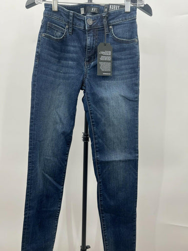 KUT From The Kloth KURVY Diana Skinny Jeans Dark Wash Stretch NWT Size 0 KUT from the Kloth