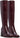Vince Camuto Sangeti Narrow Calf Stacked Heel Knee High Boot, Dark Mahogany, 6 Vince Camuto