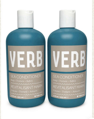 VERB Sea Conditioner 12oz 355ml Body Texture Soften - Lot of 2 24oz Verb