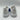 Alexander McQueen Oversized White Blue Suede Spray Men Sneakers Size 41 Alexander McQueen