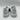 Alexander McQueen Oversized White Blue Suede Spray Men Sneakers Size 41 Alexander McQueen