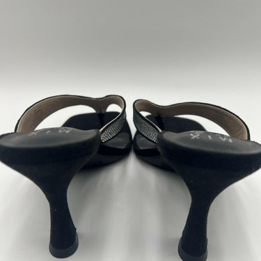 Mix No.6 womens -Gaile H black With Diamonds dress sandals Size 8.5M Mix No. 6